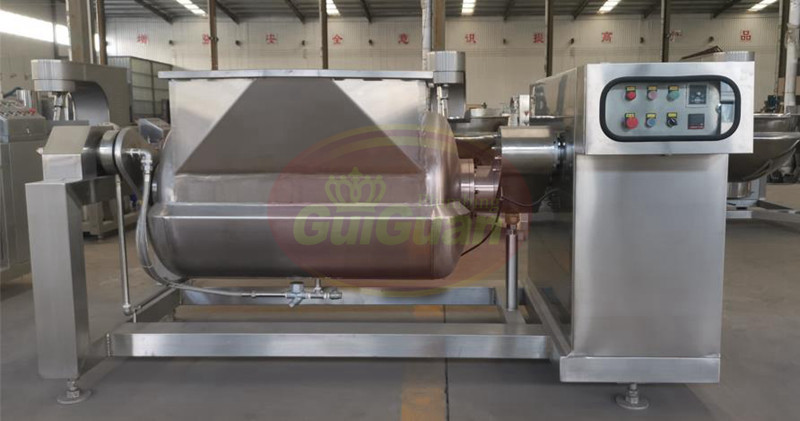 Vacuum Type Horizontal Axis Jacketed Kettle 